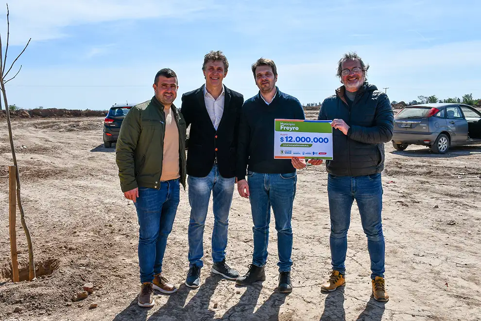 Freyre: Ambiente entregó fondos para cicatrizar basural a cielo abierto
