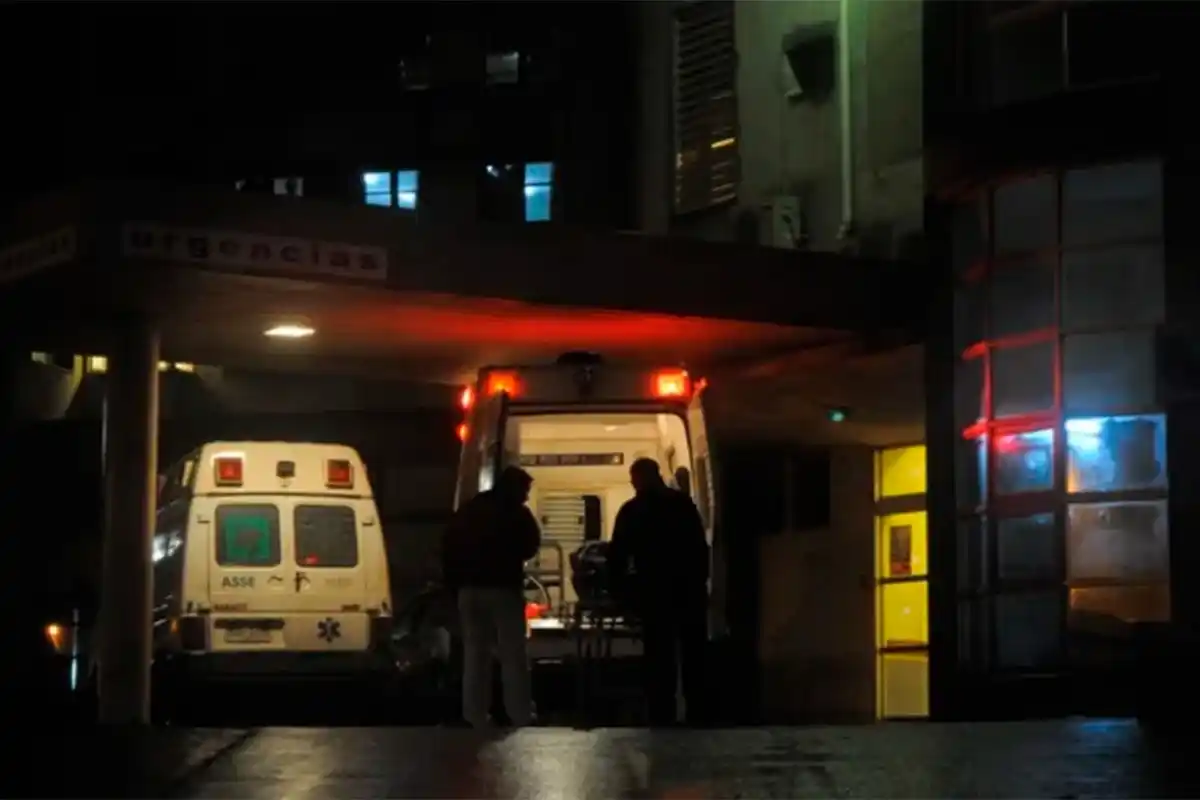 El pequeño murió durante el traslado