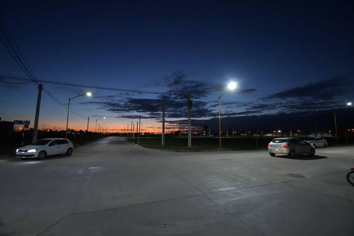 Instalaron luminarias led en el noroeste y en el microcentro de San Francisco