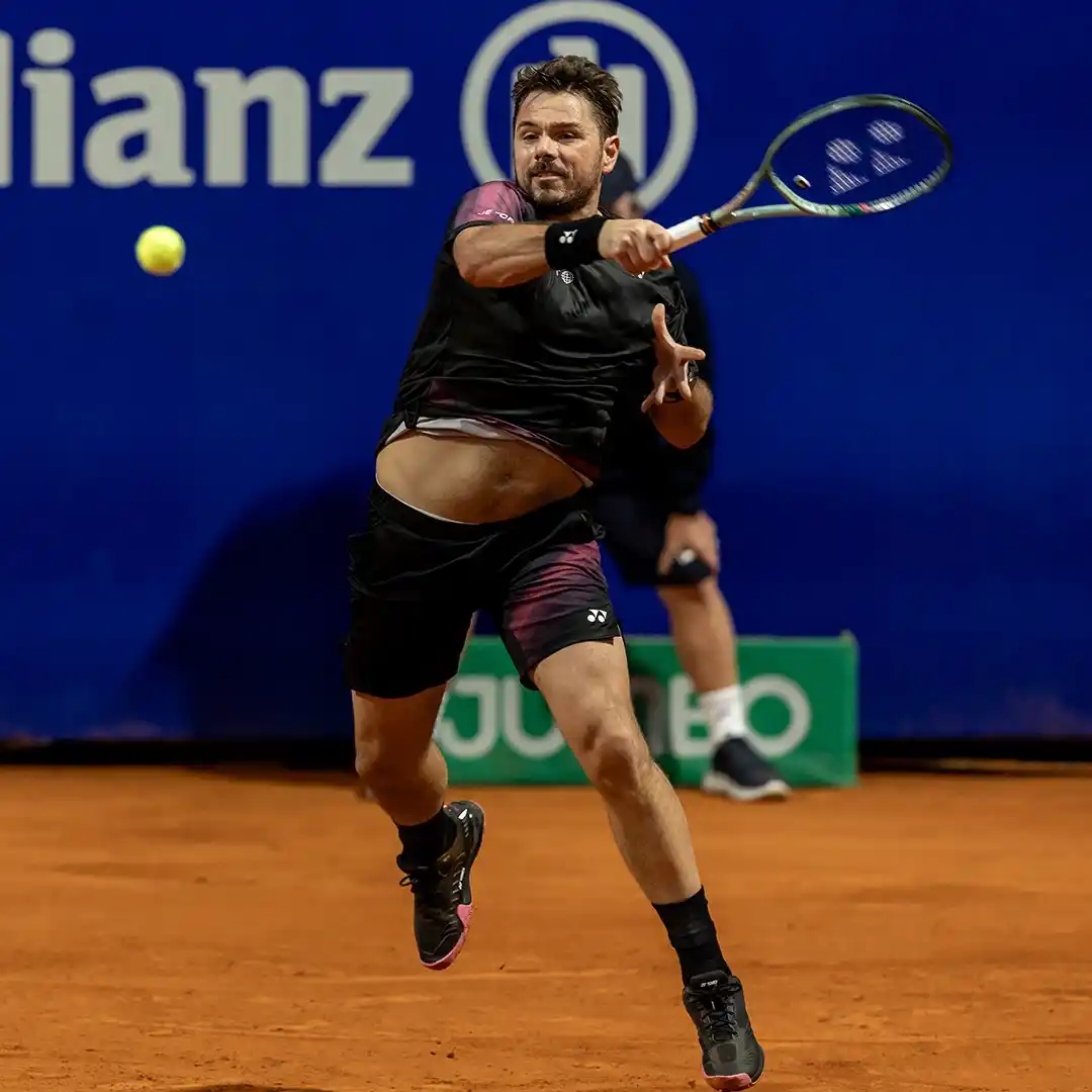 Wawrinka le ganó a Cachín en tres sets.
