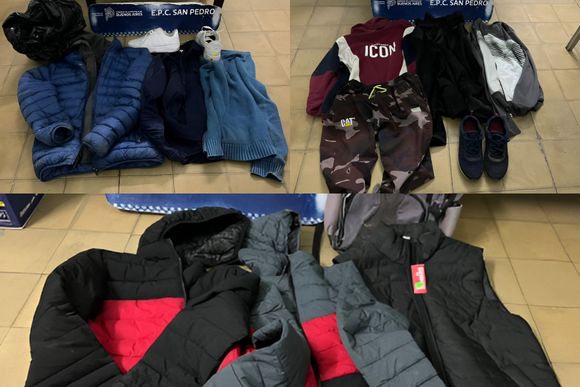 Entraron a robar a tienda céntrica en la madrugada: los detuvieron cuando escapaban con el botín