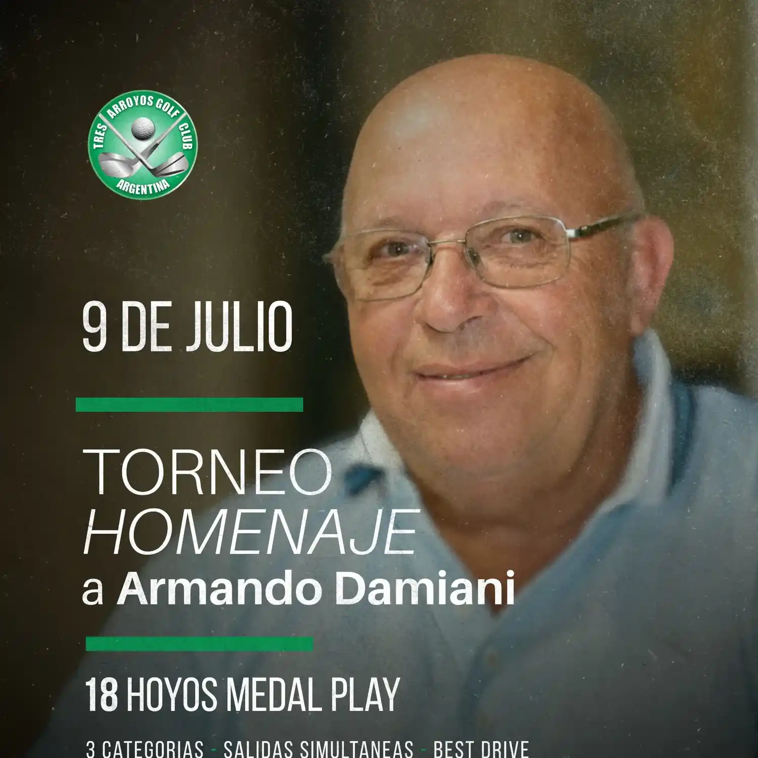 Se disputó el torneo de golf homenaje a Armando Damiani