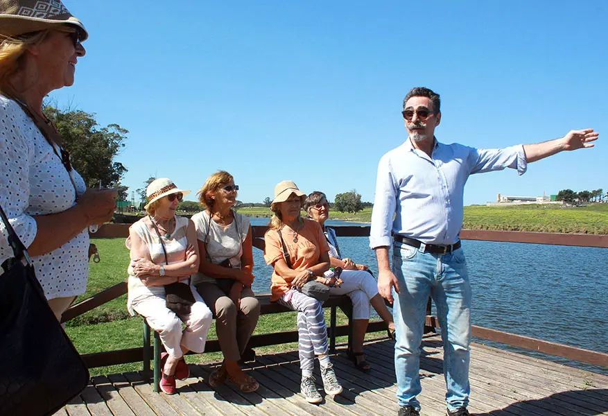 Visita. Federico Andahazi en Necochea