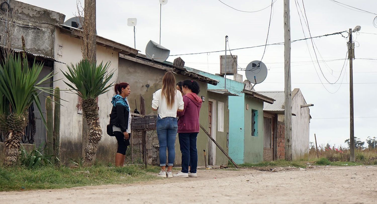 Visitas en barrios. Para regularizar la escrituración
