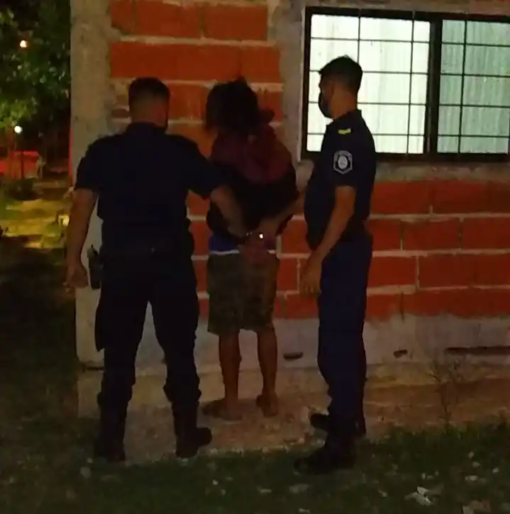 Un hombre fue detenido por querer robarle la pileta de lona a un vecino
