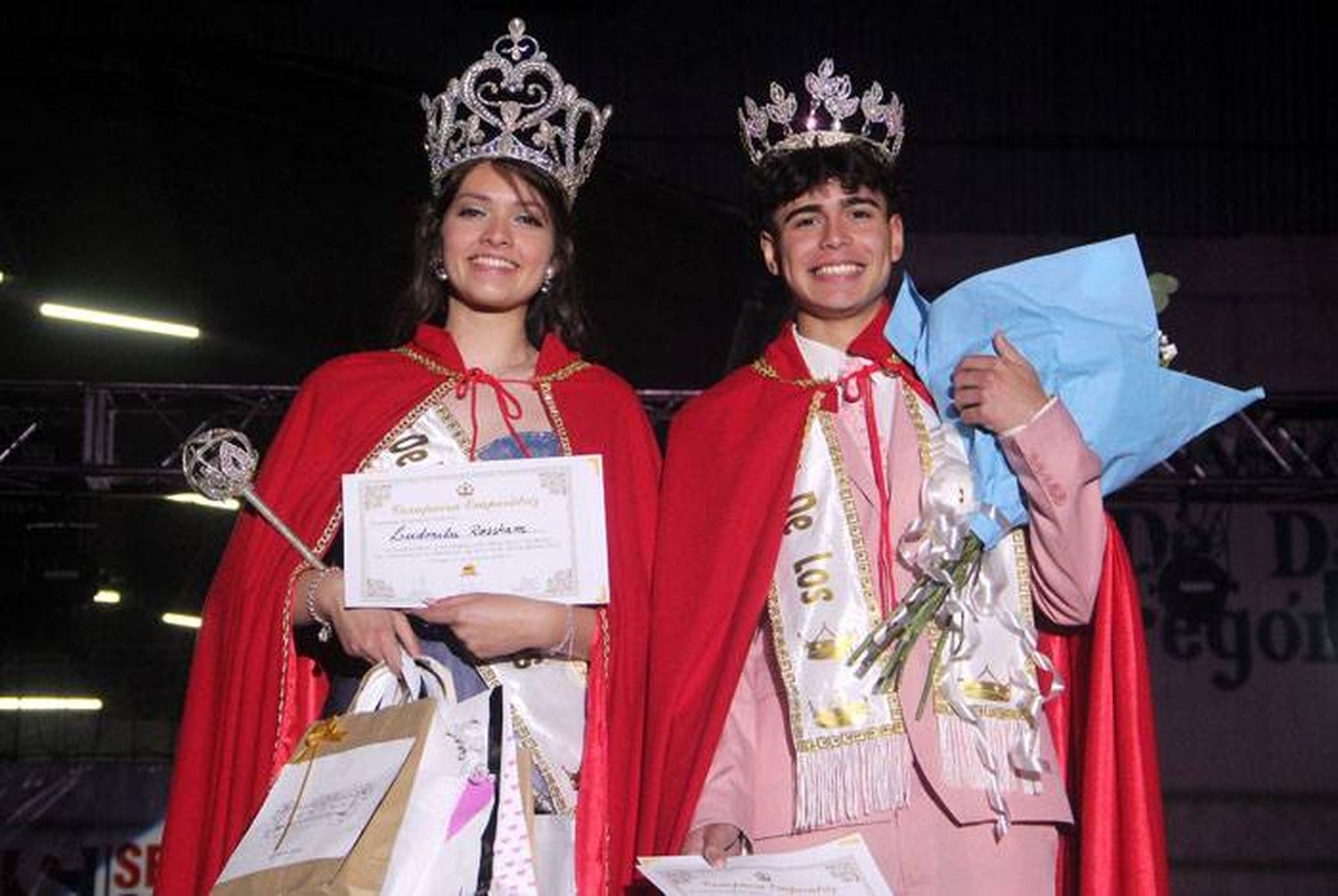 Ludmila y Lautaro son los nuevos Reyes de los Estudiantes de Concordia