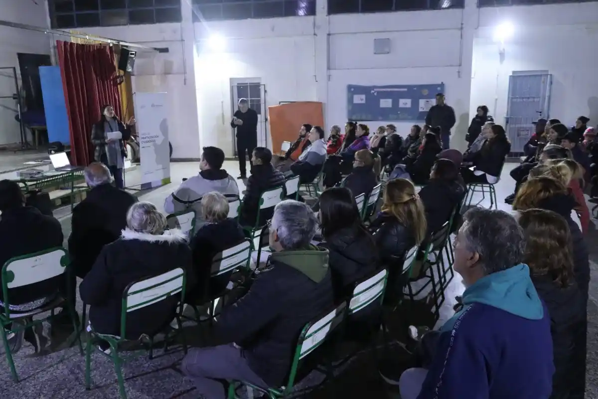 Desarrollaron la primera reunión informativa sobre el Presupuesto Participativo en la Zona 2