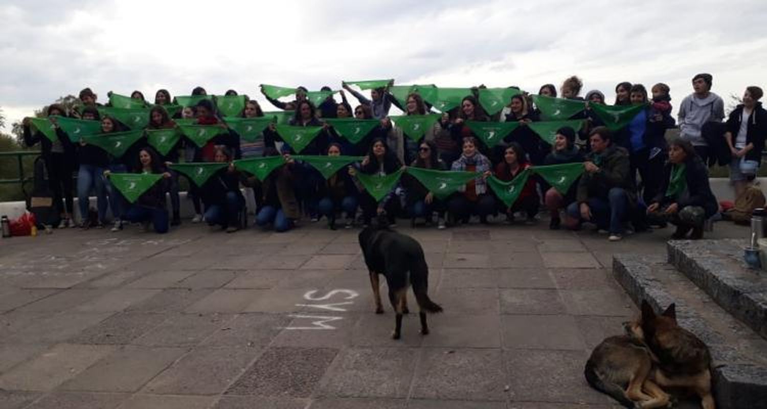 El “Pañuelazo verde” tiene convocatoria en San Pedro