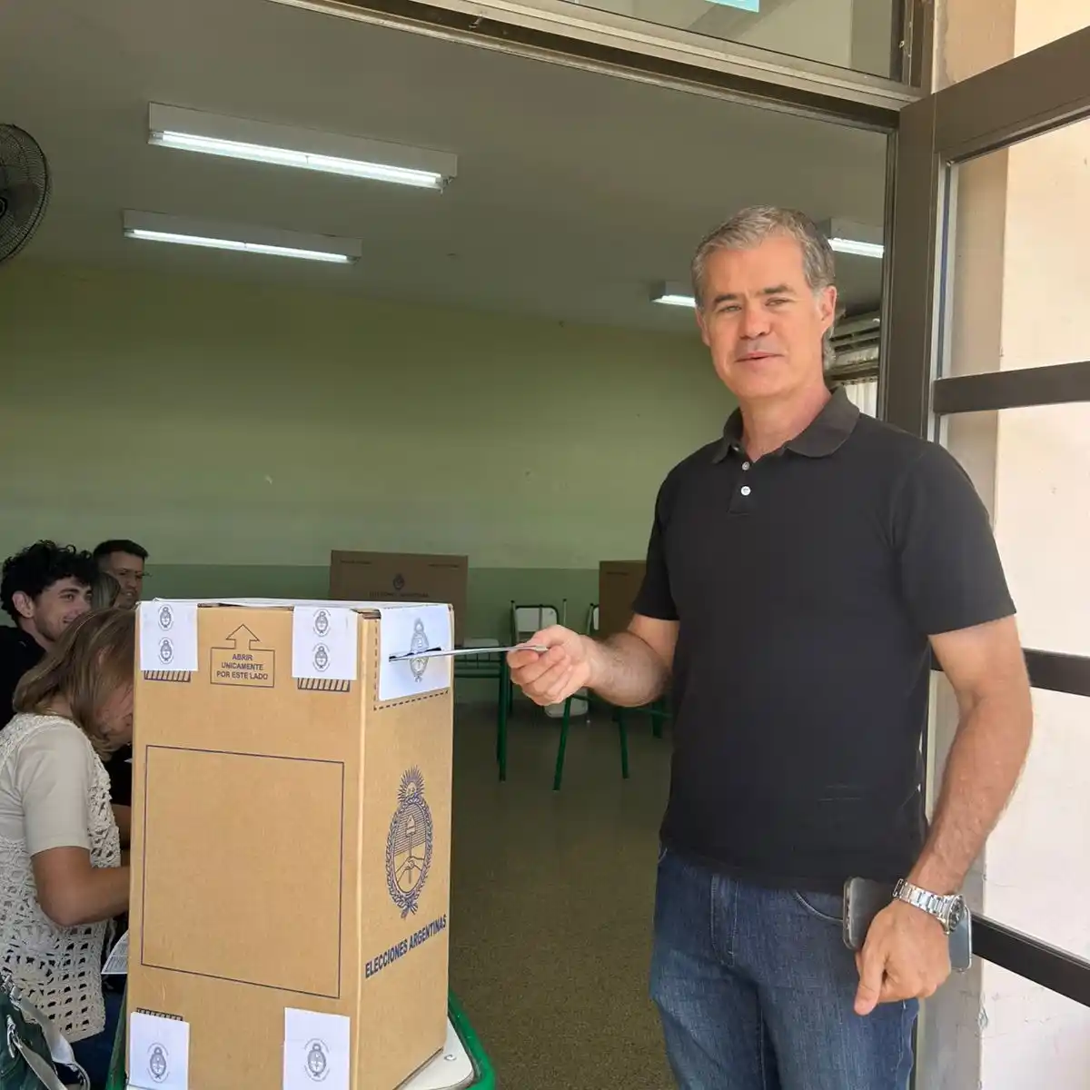 Martín Piaggio votó y destacó la importancia de la participación ciudadana
