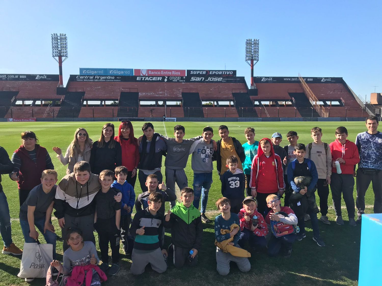 Conocieron la cancha del Patrón