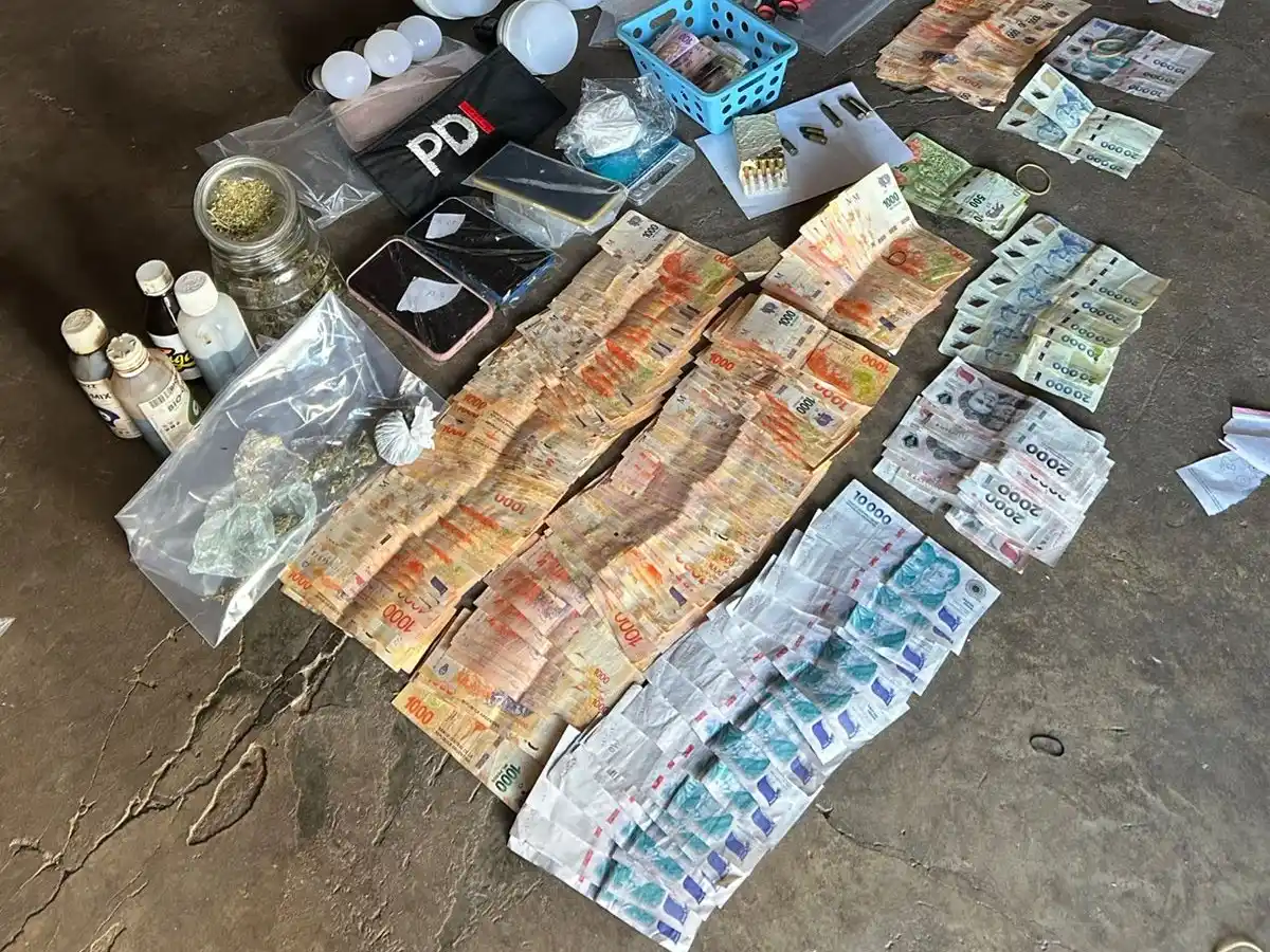 Parte del material incautado por los investigadores.