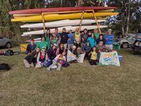 Palistas del CNF, en “La Vuelta al Carabelas”