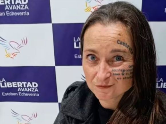 Candidata libertaria de Esteban Echeverría se borró tatuajes de la cara para que no la consideren "feminista"