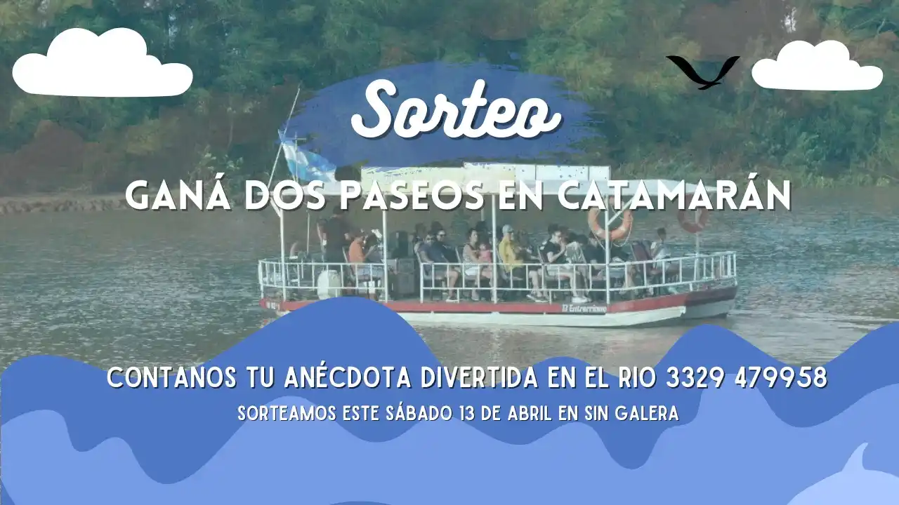 Sorteos en Sin Galera: ganá dos paseos en catamarán