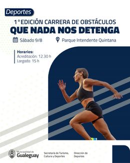 Gualeguay se prepara para la 1ª Carrera de Obstáculos “Que Nada Nos Detenga”