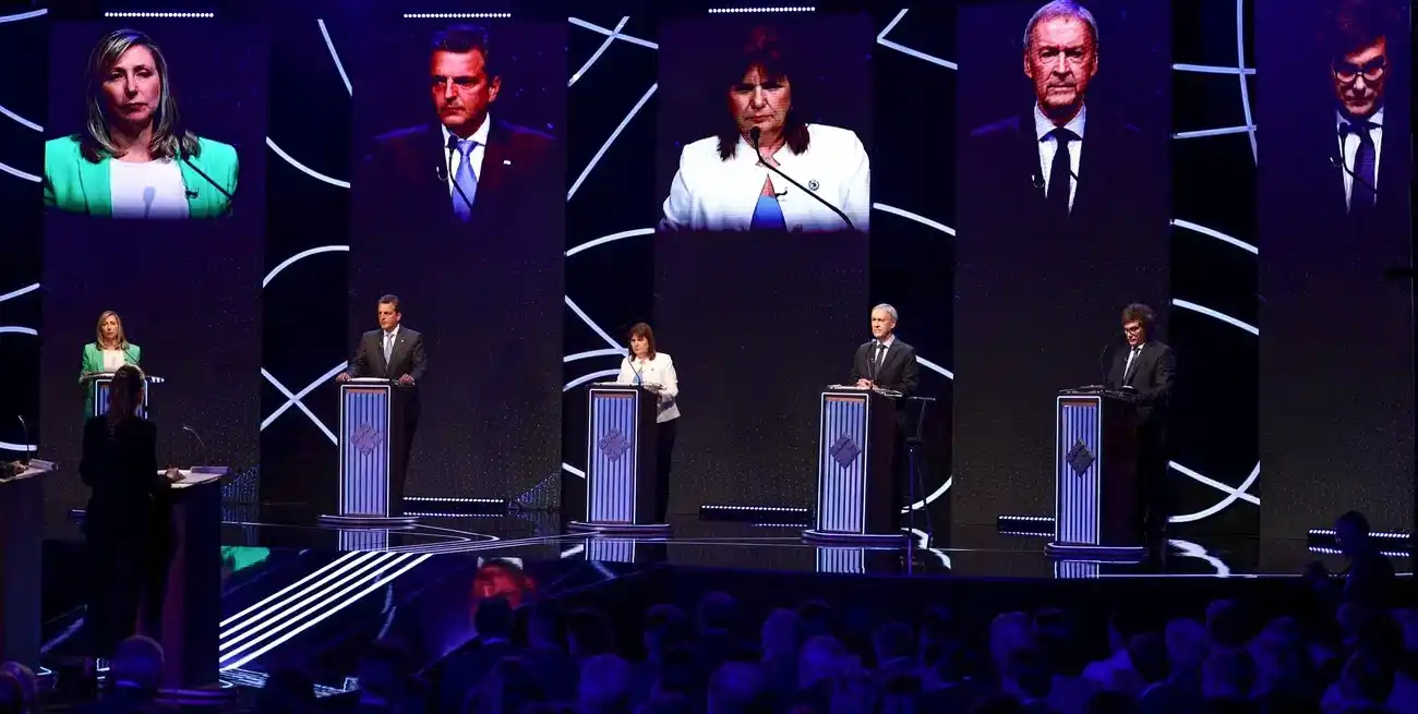 Sin sorpresas: "Nadie sacó un conejo de la galera", dijo Carlos Fara sobre el primer debate presidencial del 1° de octubre. La segunda instancia será e próximo domingo en la UBA. Crédito: Noticias Argentinas