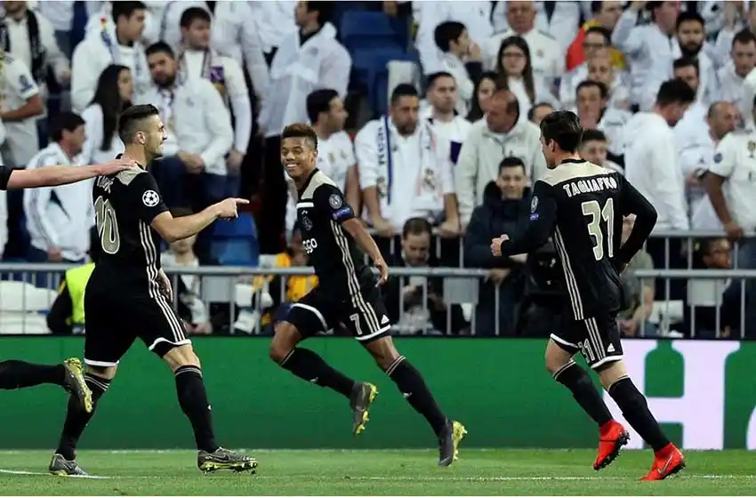 Batacazo en el Bernabéu: Ajax goleó y eliminó al Real Madrid