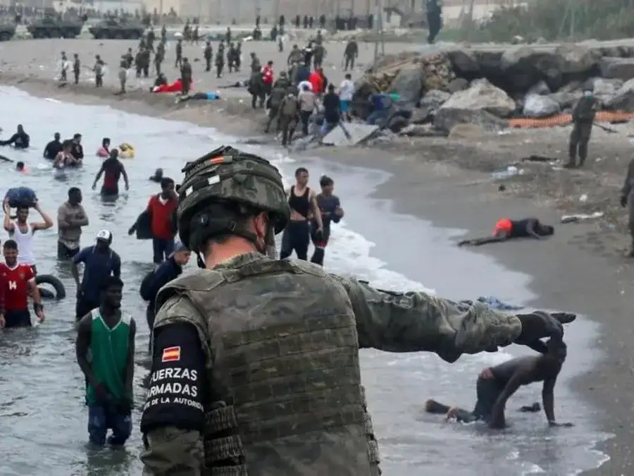 Importante escalada de violencia en el enclave español de Ceuta
