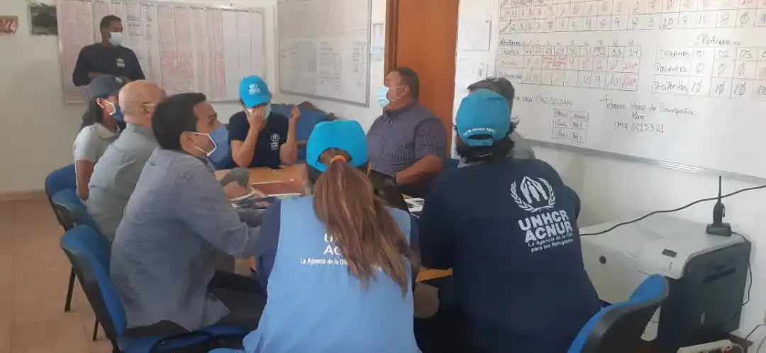 Acnur instalará zona de triaje en el Centro de Aislamiento y Cuarentena Los Caracas