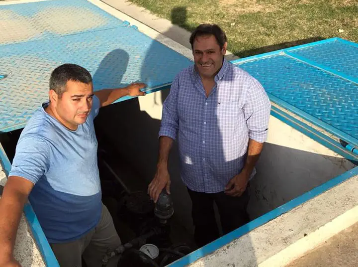LOBERIA: Completan etapa de red de agua potable
