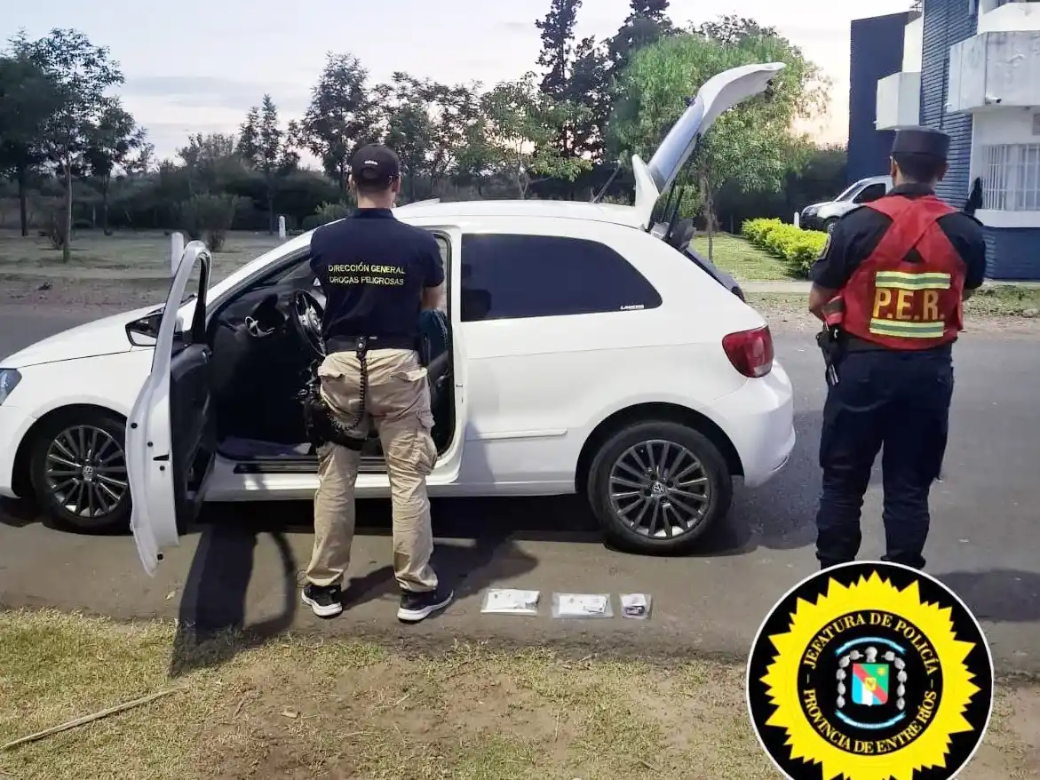 Se incauta droga durante control vehicular en Chajarí