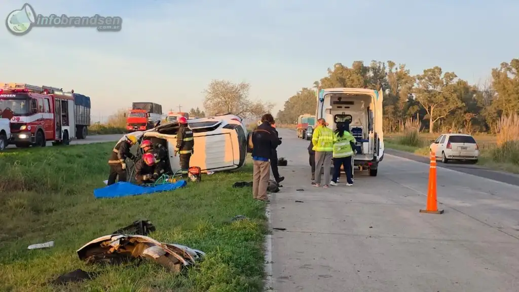 accidente en Brandsen - 1