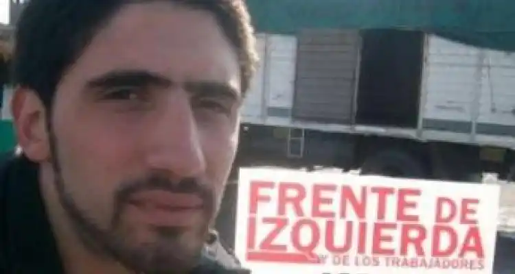 Visita de Pablo Giachello, candidato del Frente de Izquierda