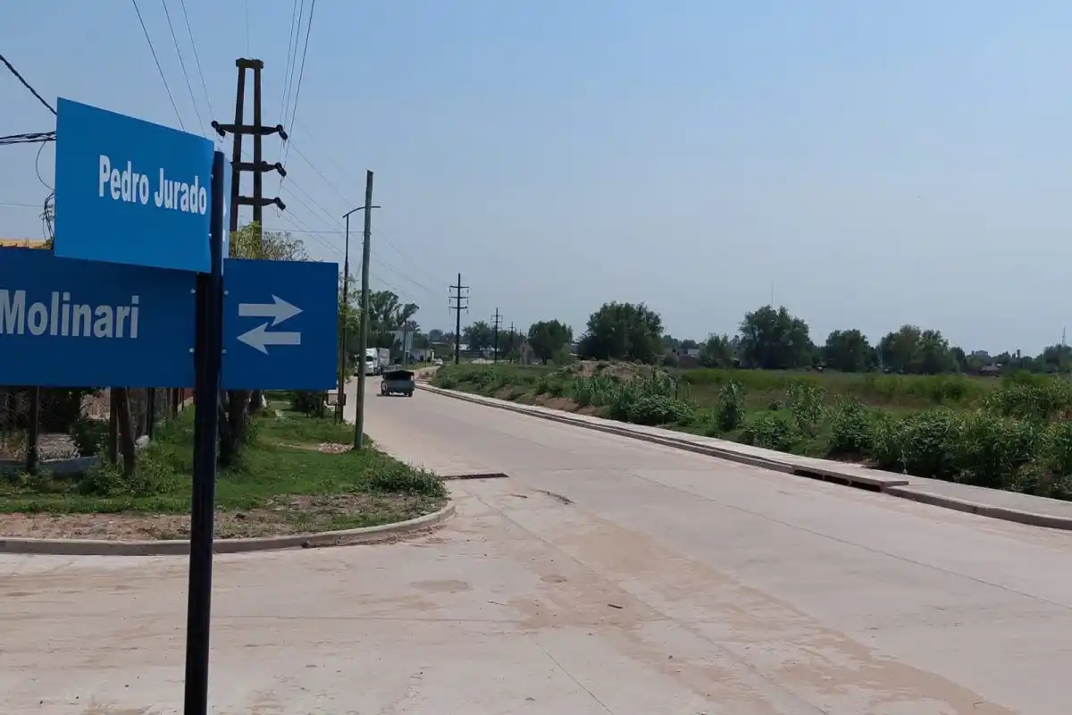 La obra del Boulevard Pedro Jurado ingresó en su etapa final