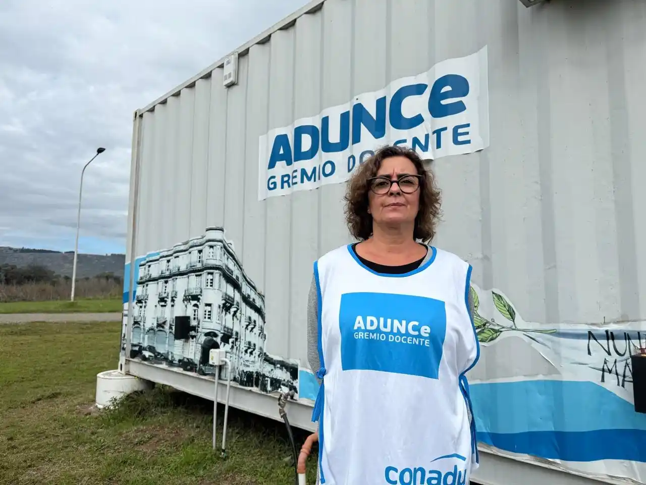 Verónica Gargiulo, secretaria general de Adunce, brindó precisiones sobre el reclamo de los docentes universitarios.