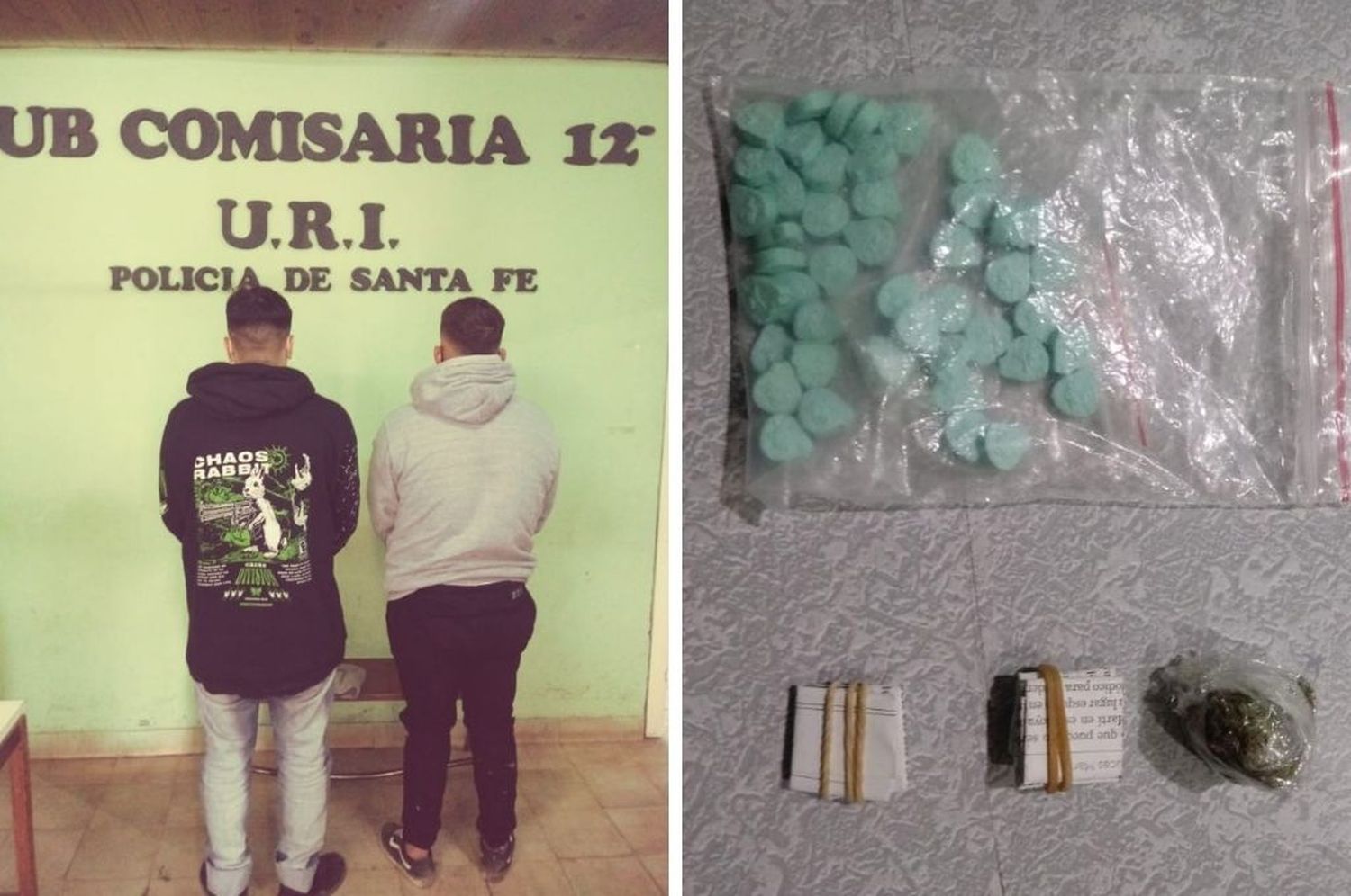 Fiesta clandestina: secuestraron pastillas de éxtasis y detuvieron a dos personas