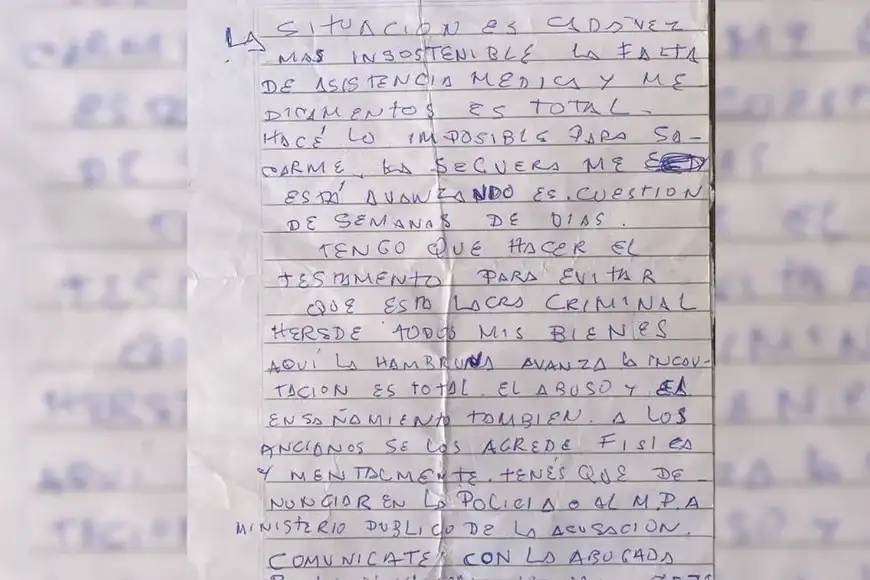 Carta geriátrico