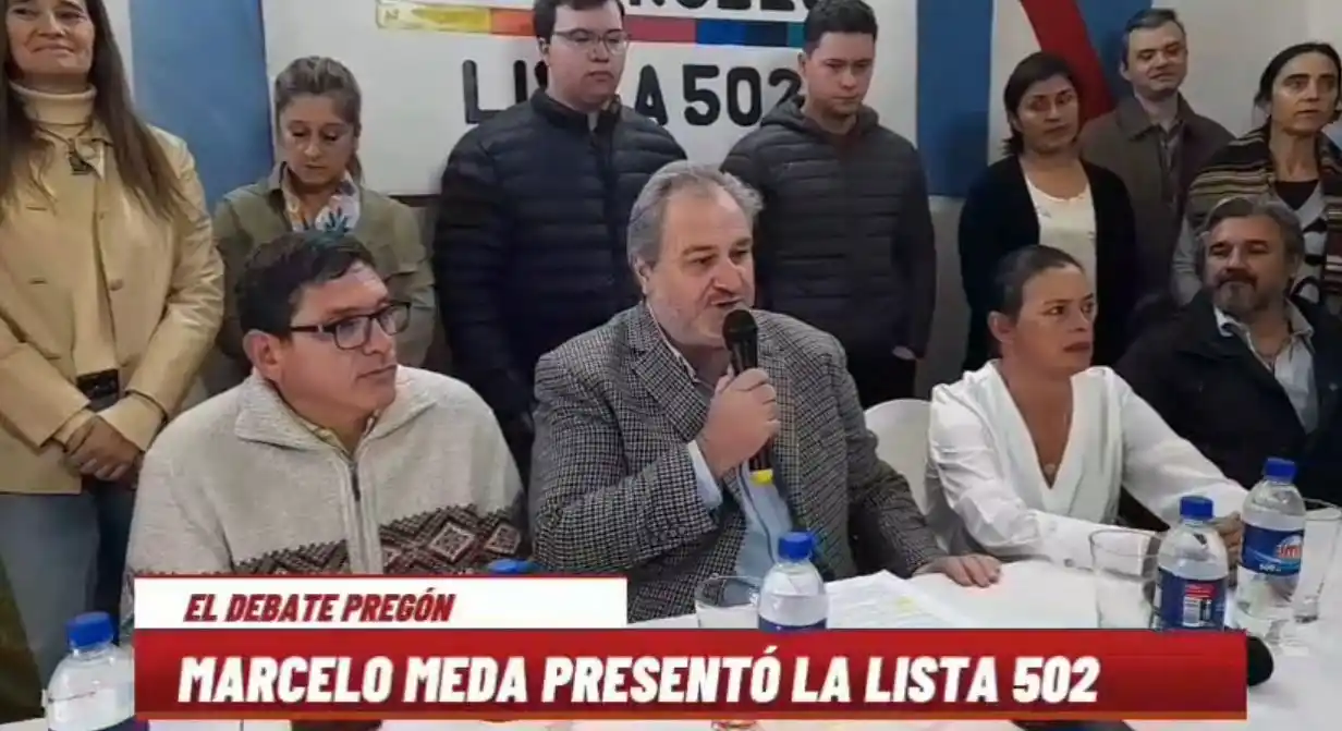 Lanzamiento de Marcelo Meda