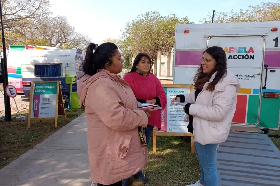 Rafaela en Acción se traslada a la Plaza Italia