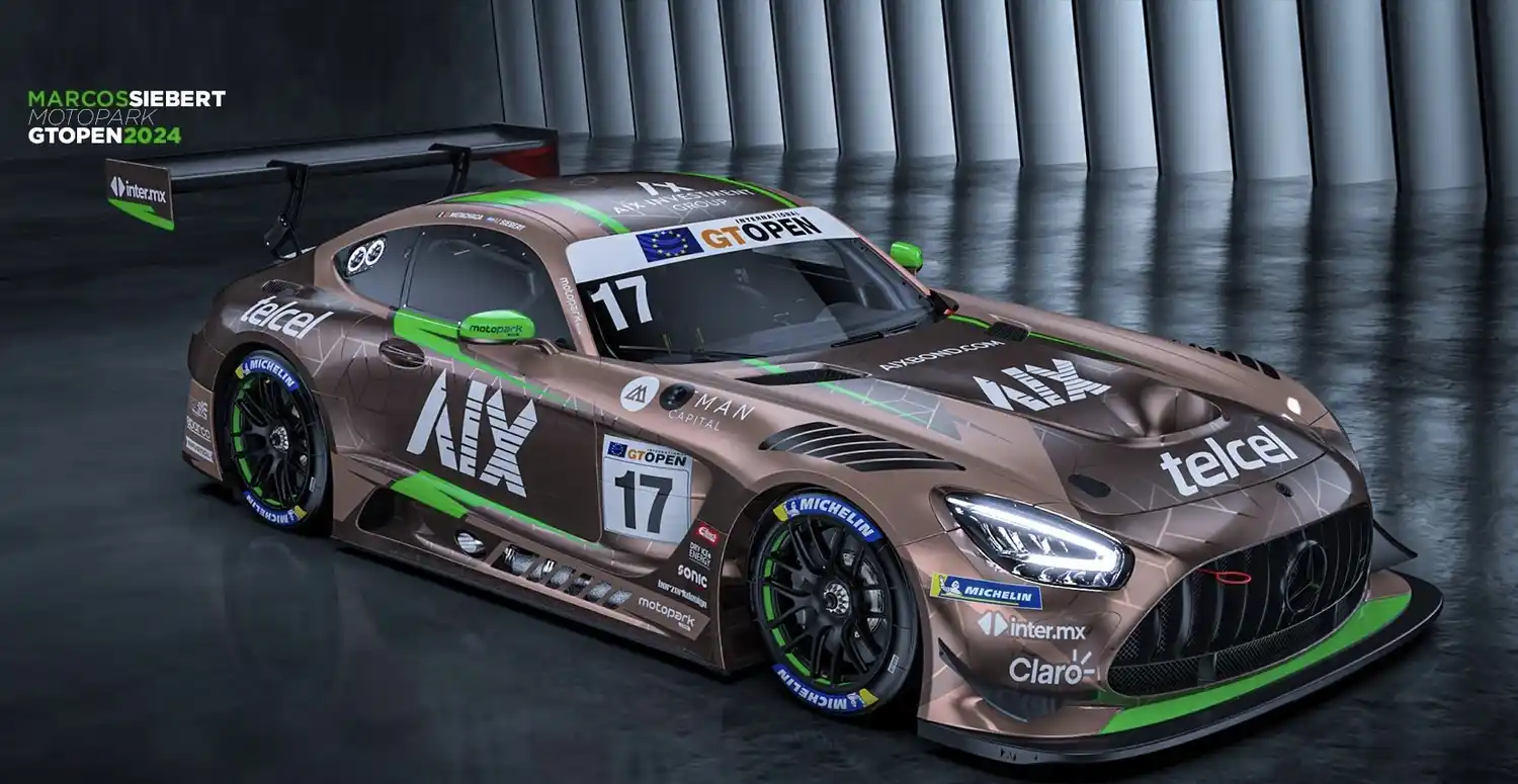 El auto que conducirá Marcos Siebert en esta temporada del GT Open.