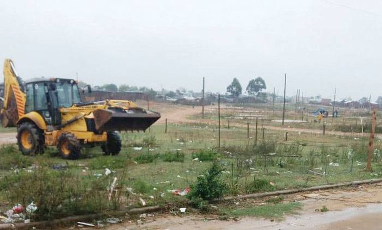 Cuarenta personas querían usurpar terrenos, en el  barrio Agua Patito