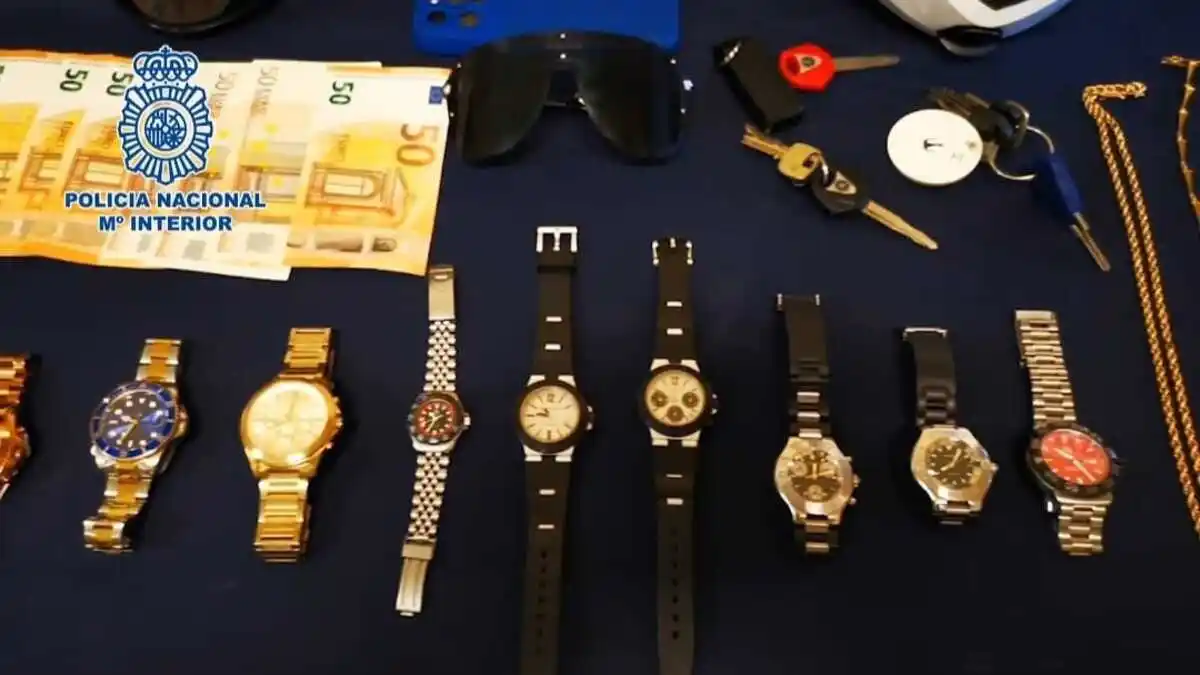 En ESPAÑA desmantelan banda de venezolanos: robaban relojes de lujo a punta de pistola en Madrid