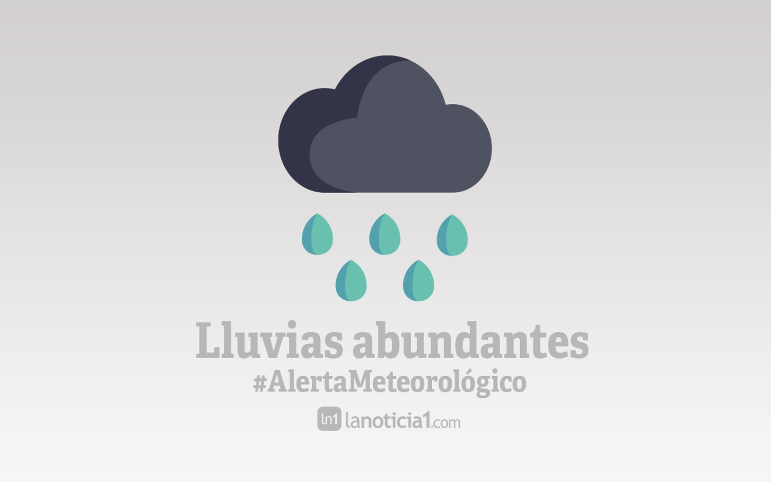 Alerta meteorológico por abundantes precipitaciones para norte y centro de la Provincia