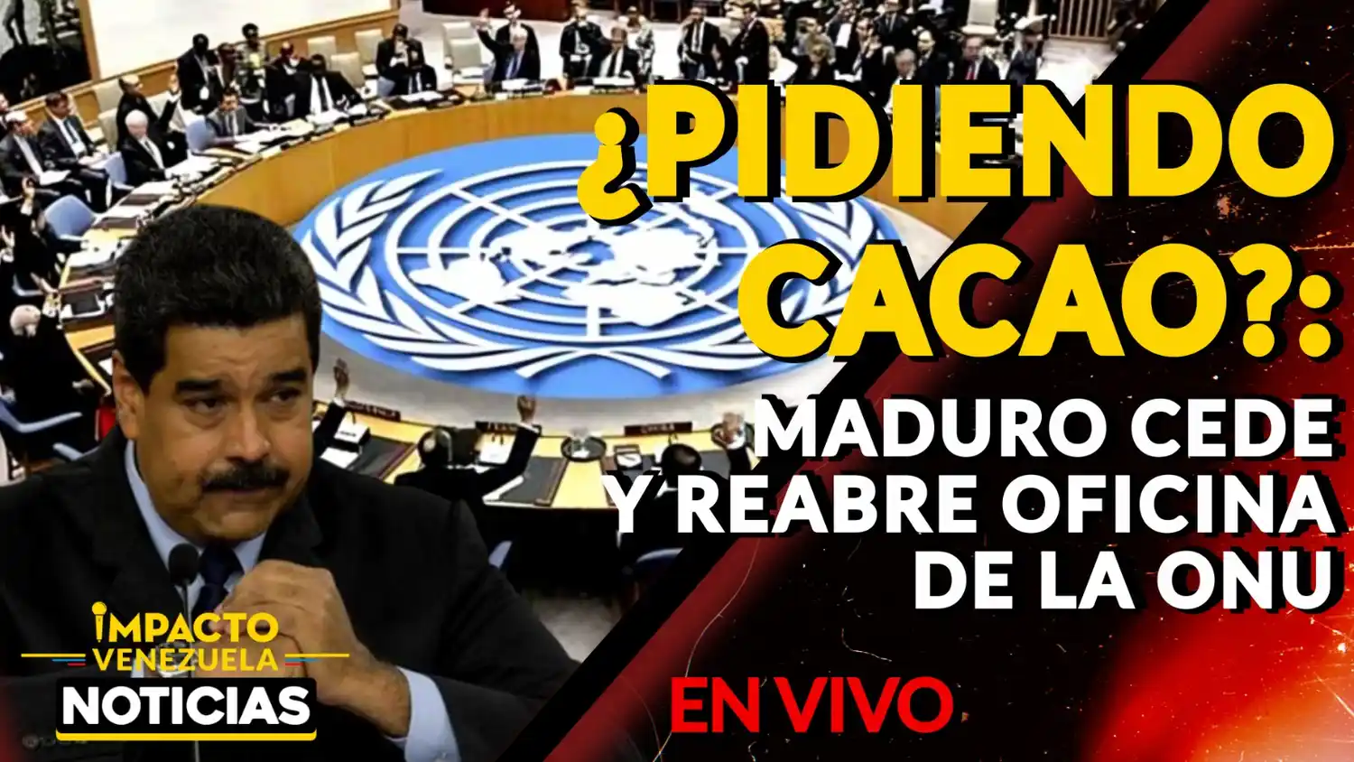 ¿PIDIENDO CACAO?: Maduro cede y reabre Oficina de la ONU – VIDEO