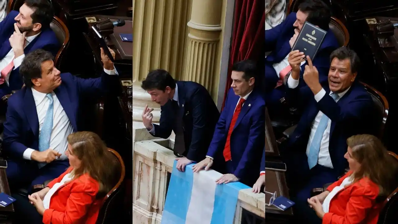 Facundo Manes y Santiago Caputo.