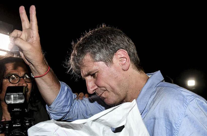 Amado Boudou, tras su liberación: «No hay nada que festejar»