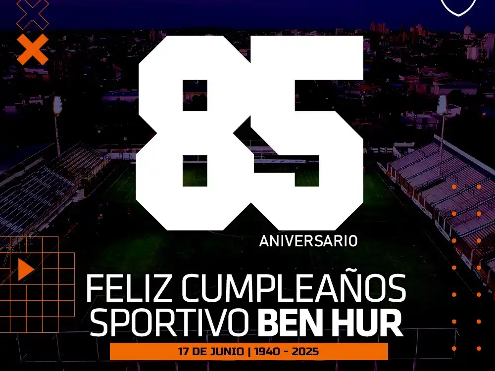¡Feliz Cumpleaños Benhurenses!  ¡Felices 85 años Ben Hur! .Foto:@clubbenhur