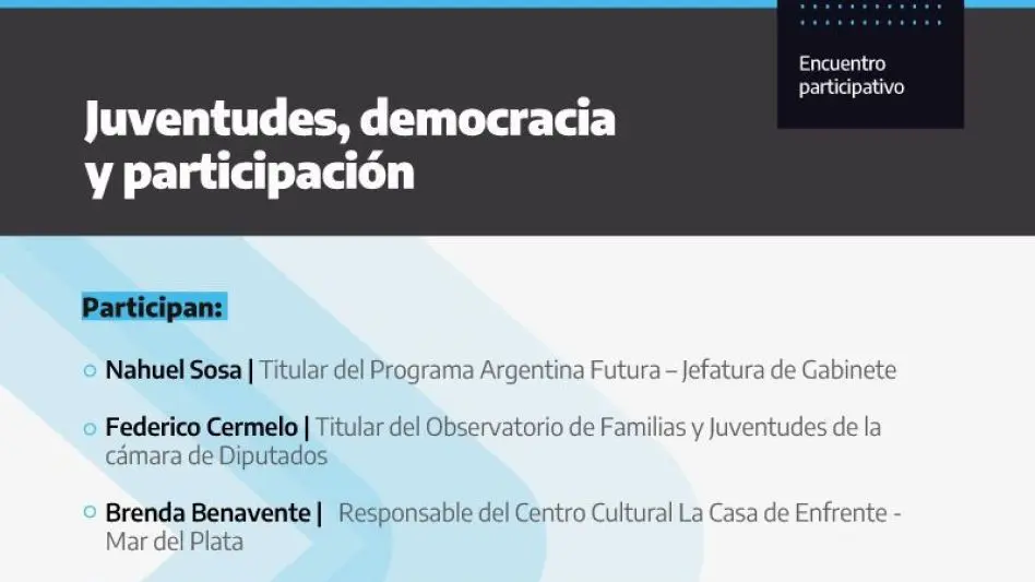 Conversatorio sobre derechos adquiridos en 40 años de democracia