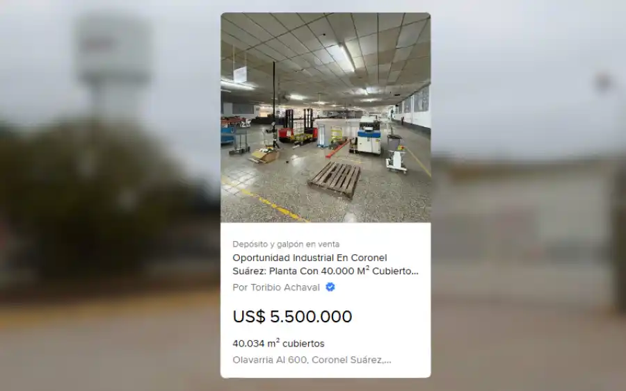 El aviso publicado en internet