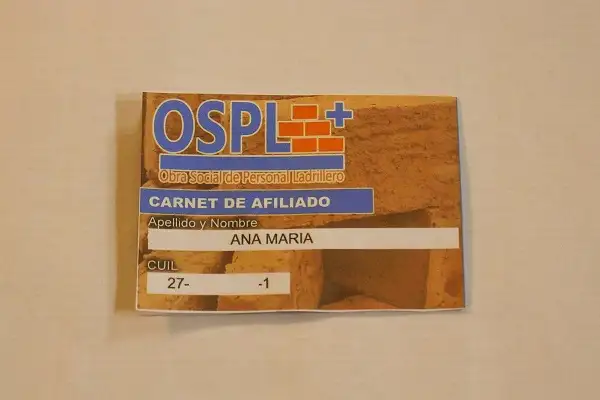 40 ladrilleros recibieron sus carnets de la obra social 