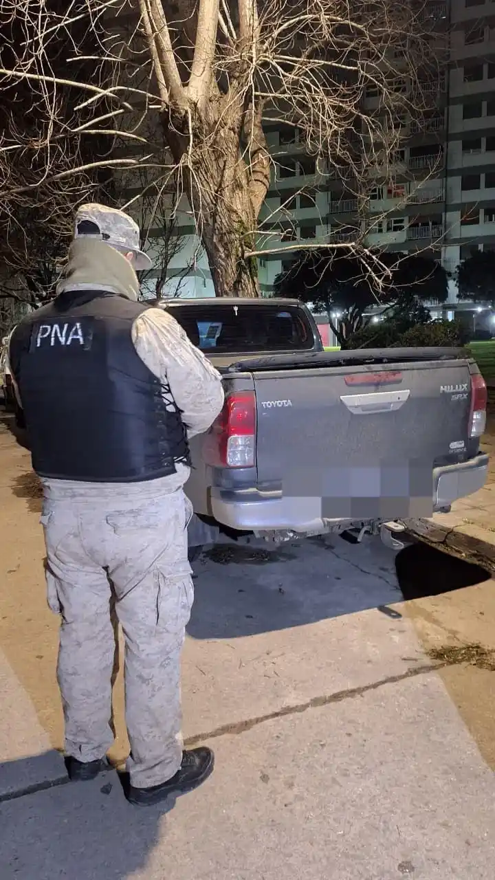 El vehículo encontrado hoy, con pedido de secuestro activo de la Justicia de Necochea