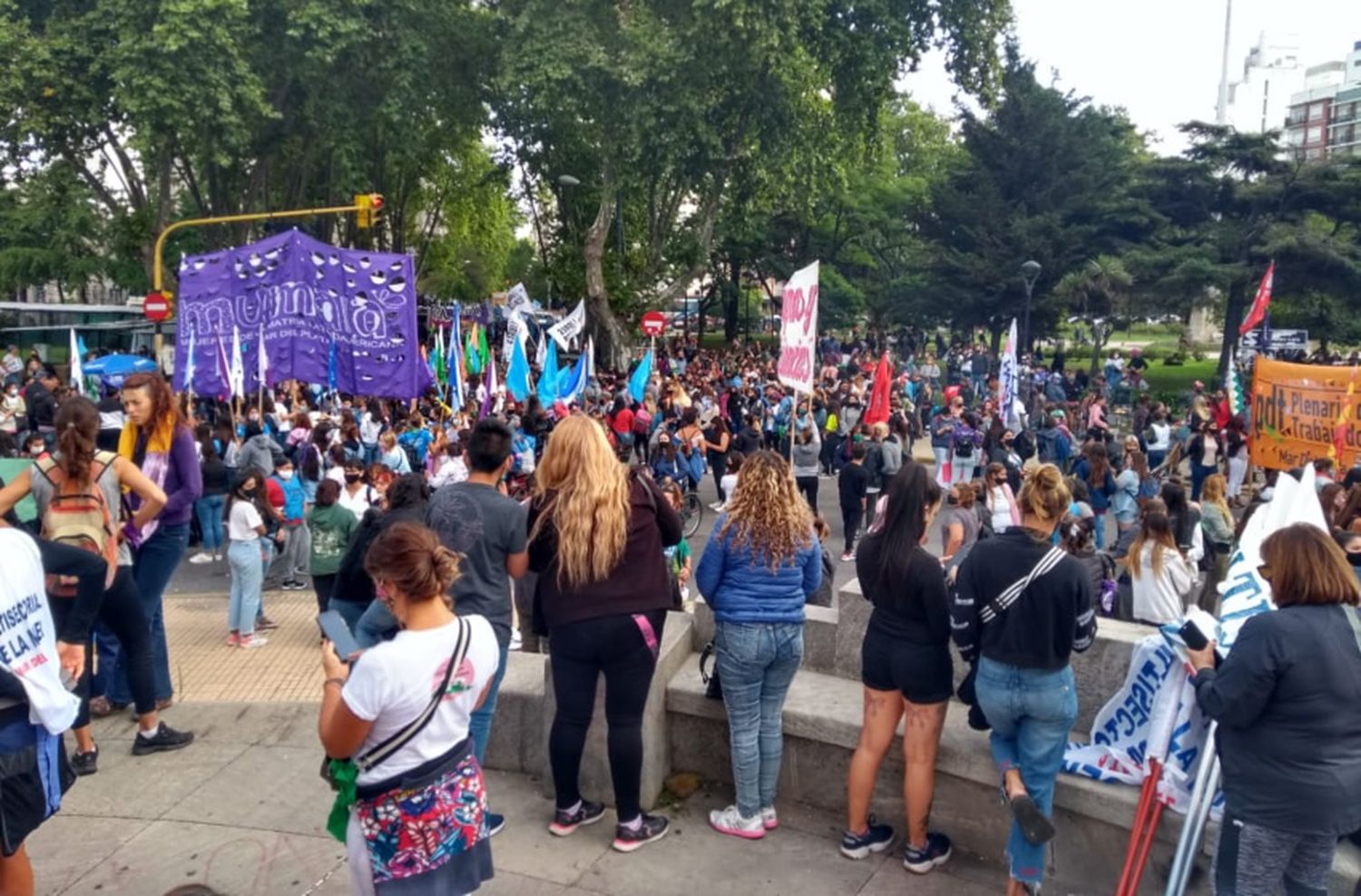 8M: las mujeres salieron a la calle en Mar del Plata