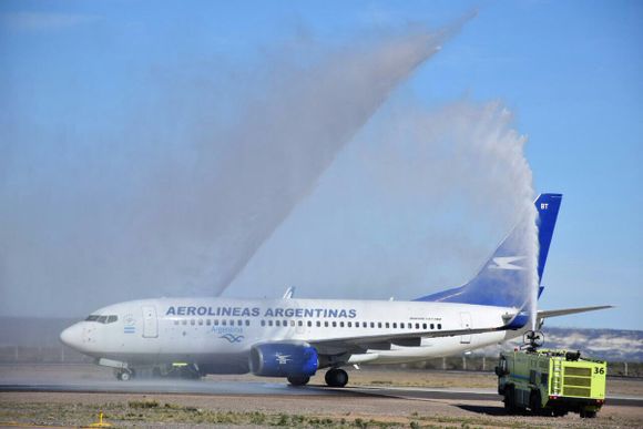 Córdoba y Trelew ya están unidas por Aerolíneas Argentinas