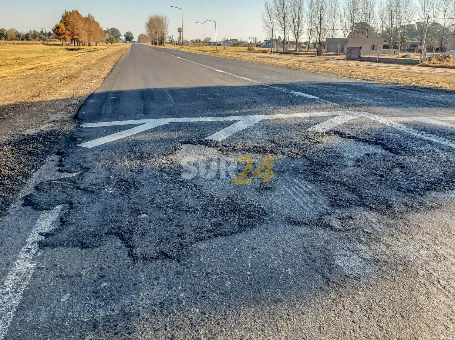 Ruta 90: Enrico vuelve a reclamar a Provincia la terminación de obra hecha a medias