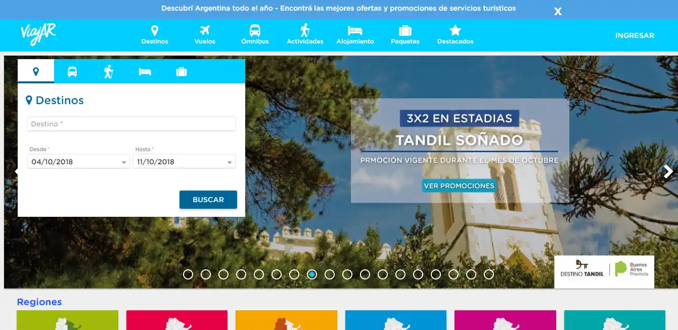Lanzan una web para viajar más barato por la Argentina