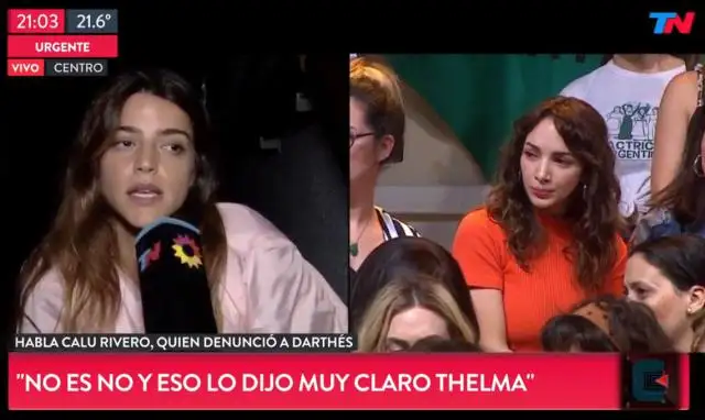 Calu Rivero sobre la denuncia por violación de Thelma Fardin contra Juan Darthés